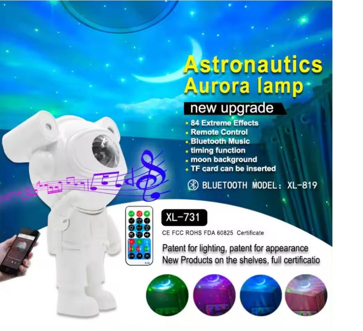 Lampara De Proyeccion Astronauta con Parlante YH-002