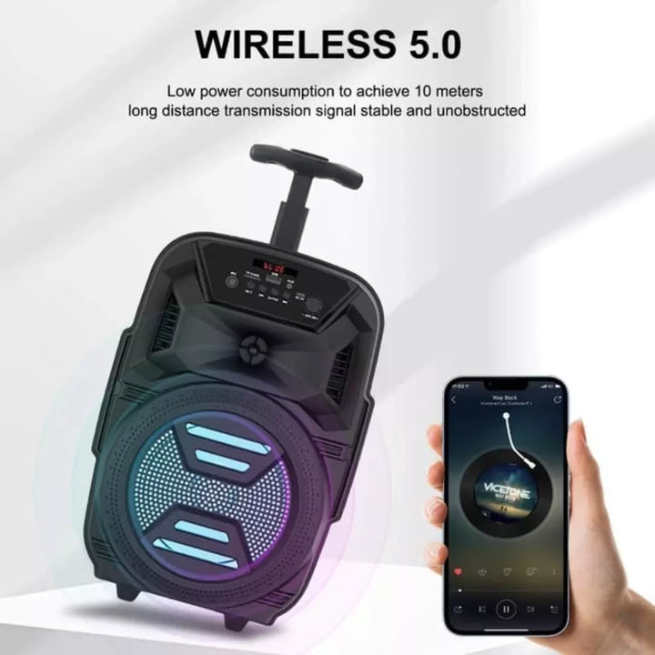 Parlante ZQS Recargable Con Micrófono ZQS-6111