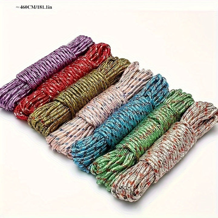 1 pieza de cuerda de nailon suave para tender ropa y edredones al aire libre, 5.0/10.0 metros, ideal para atar artículos