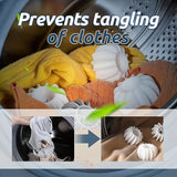 4 piezas de bolas de lavandería para eliminar pelo de mascotas - Reutilizables, no necesitan batería para lavadoras y secadoras - Ideales para ropa y ropa de cama, ayuda para lavar ropa|Diseño ventilado|Ayuda de lavandería reutilizable