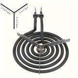 Elemento de Calor de Reemplazo para Estufa de Bobina Única Metálica Duradera con Diseño Circular y Patas Cruzadas, Distribución Eficiente del Calor para Cocinas Domésticas, Accesorios de Estufa, Construcción Robusta