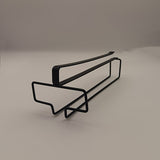 Gabinete de vino de lujo con luz para copas altas, estante de almacenamiento para copas de vino tinto, estante invertido para copas, estante colgante para el hogar sin perforaciones.