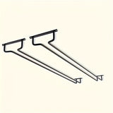 Soporte para copas de vino tinto colgante de 4/2 piezas para cocinas y comedores que permite un almacenamiento fácil de las copas con tallo. Di adiós al desorden, y es aplicable tanto en bares como en restaurantes