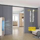 Cortina divisoria plegable estilo bohemio para sala de estar GRANEAT - Sin varilla, tela de poliéster blanca, diseño de privacidad, cortina para puerta para todas las estaciones, ideal para separar espacios en hogares y alquileres