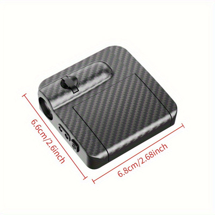 2 piezas de proyector de número de puerta LED ilumina alas de ángel, fácil de instalar, acogedor y educado, iluminación de escalones que mejora la seguridad y el estilo, adecuado para, SUV, sin batería.