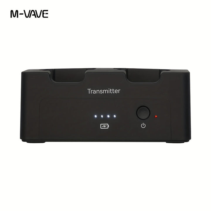 Juego de Transmisor y Receptor Recargable M-VAVE WP-12 2.4G con Auriculares Inalámbricos para Monitorización Estéreo Mono