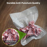 Bolsas de sellador de vacío AGASHE de 15 metros (opciones de 20/25/28/30 cm) - Clase alimentaria, diseño reforzado y hermético para carne, pescado, verduras, compatible con todas las máquinas de vacío.