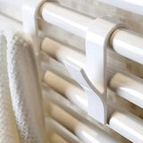 Ganchos de utilidad para radiador montados en la pared - Estilo contemporáneo, Fácil instalación, Material resistente, Paquete de 1