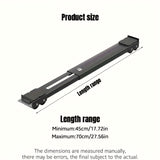 Ruedas retráctiles para mover electrodomésticos, base ajustable para lavadora, secadora, refrigerador y lavavajillas, soporte metálico resistente