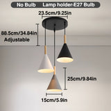 Arandela Nueva para Restaurantes con Tres Cabezas, Lámpara de Bar Moderna y Minimalista sin Bombillas