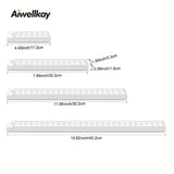 Pack de 2 Luces LED para Armarios con Doble Fila, Brillo Ajustable, Montaje Magnético y Opciones de Colgado, Batería Recargable por USB, Larga Duración en Modo Espera para Armarios, Vestidores, Salones, Luz Sensorial
