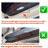 Proyector de Luz para Puerta de Coche MB/Benz - 1 pieza / Para W205/W212/W213 / Luz de Estanque de Puerta / Patrón Giratorio 360° / Luz de Bienvenida HD para Puertas de Benz / Accesorios para Coches MB/Benz