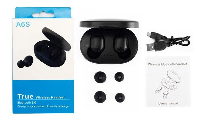 A6s Tws Airdots Headset Bluetooth 5.0 Auriculares