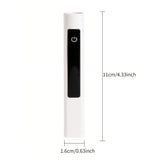 Linterna Inalámbrica para Uñas con Soporte - Secado Rápido, Portátil / Efecto LED, Pantalla LCD, Secador de Uñas USB con Batería de Litio para Manicura/Pedicura en Gel - Para Salón y Hogar - Blanco, Herramienta de Manicura Compacta, Diseño Duradero, Idea