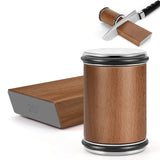 Kit de Afilado con Rodillo - 2 Ángulos Magnéticos a 15°, 20°, Práctico y Duradero para Diversas Cuchillas con Discos de Esmeril de Diamante, ¡Un Regalo para Tu Familia!