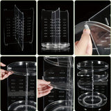 [Giratorio Transparente Maquillaje Organizer] Organizador de Maquillaje Giratorio Transparente 360° - 1 pza Estante Giratorio para Cosméticos de Encimera - Para Almacenamiento en Dormitorio y Baño