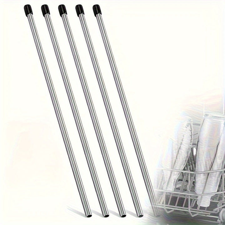 Soportes para botellas de 5 piezas resistentes al lavavajillas para bastidores estándar - Accesorio para lavado seguro de botellas de soda, vino y agua sin batería