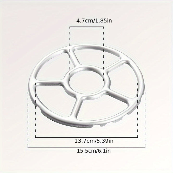 1pza, Estante auxiliar para estufa de Gas, estante para olla de leche, soporte para estante para estufa de Gas, estante antideslizante para estufa