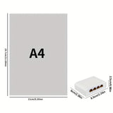 Conmutador de red, extensor de cable de red Ethernet, soporta hasta 1 Gbps, extiende cuatro puertos con un cable, plug-and-play, amplia compatibilidad, alta potencia, fuerte disipación de calor, rendimiento estable y eficiente, más seguro, pequeño y port