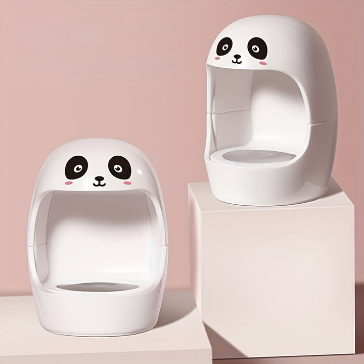 Juego de comedero y bebedero automático para mascotas PetFeederWorld, estación de alimentación automática de plástico con tapa superior para gatos y perros pequeños, combo práctico de platos para comida y agua, diseño sin retraso