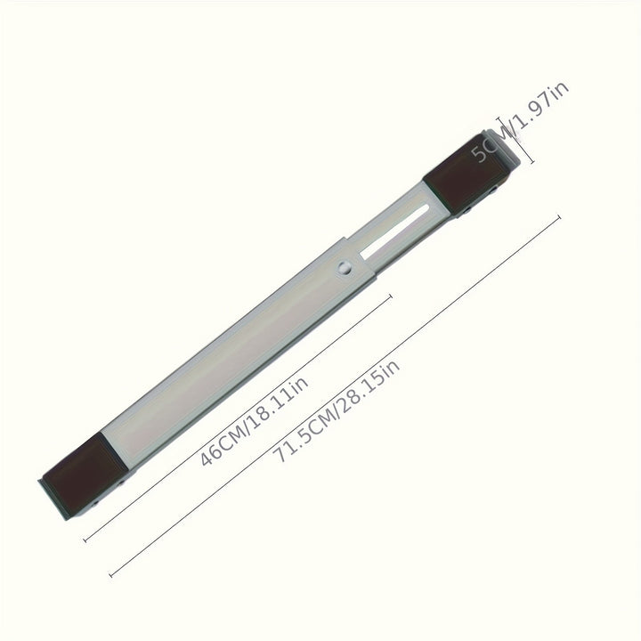 2 piezas de carrito de polea de 24 ruedas de alta resistencia, ajustable de longitud, con cojín antideslizante y freno, sin necesidad de batería, adecuado para refrigerador, lavadora, secadora, accesorios para electrodomésticos, estructura reforzada, dis