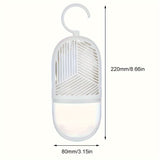 8pcs Cajas Absorbentes de Humedad Reutilizables para Colgar - Sin Necesidad de Electricidad, Solución Antimoho y a Prueba de Humedad de Alta Calidad para Armarios, Sótanos, Baños, Dormitorios - Diseño Duradero en Plástico, Control de Humedad para el Sóta