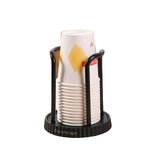 1pc Soporte de taza de papel desechable de plástico duradero, estantería de taza de escritorio, organizador de taza para el hogar, herramienta para la fácil extracción de tazas