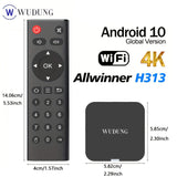 Caja de TV WUDUNG W01, Android 10, chipset Allwinner H313