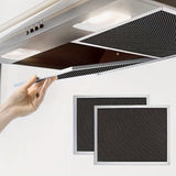 3pcs Filtros para Campana Extractora B-Roan 26.67x22.23cm - Combinación de Malla de Aluminio y Carbón para Ventiladores de Cocina, Reemplaza 6105c 97007697