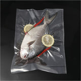 Bolsas de Almacenamiento de Alimentos Selladas al Vacío [Paquete de 5] - Diseño Texturizado en 5 Tamaños | Bolsas Congeladoras Extra Gruesas y Reutilizables para Carne, Verduras y Organización de Viajes | Sistema de Conservación Sin Aire | Esenciales par