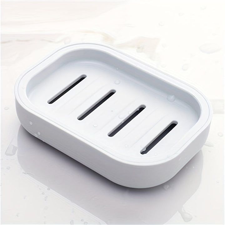 1 Pieza, Jabonera De Plástico Con Drenaje, Porta Jabón Con Auto Drenaje, Soporte Para Jabón Para Baño, De Doble Capa, Estante De Almacenamiento De Jabón Multifuncional, Accesorios De Baño