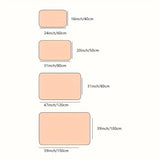 Alfombra de baño con silueta de gato naranja - Diatomea suave, antideslizante, absorbente y lavable para inodoro, lavabo y ducha - Alfombra decorativa para entrada, baño o como alfombra de gato absorbente