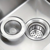 3 piezas de colador de acero inoxidable de alta calidad: Ideal para uso en cocina y baño, evitando eficazmente los atascos y protegiendo su infraestructura de plomería