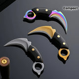 1pc Llavero de Cuchillo Pequeño con Funda de Cuero Sintético - Herramienta de Cepilladora Manual Metálica, Sin Necesidad de Energía - Compacto y Portátil para Supervivencia al Aire Libre, Camping, Senderismo - Regalo Ideal para Hombres, Novio, Sobrevivie