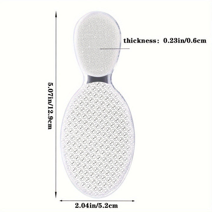 Nano Vidrio Limas Para Pies, Raspador De Doble Cara Para Pies, Escobilla Para Tacones, Removedor De Callos, Exfoliante, Cuidado De Pedicura, Herramienta De Limas Para Pies, Accesorios