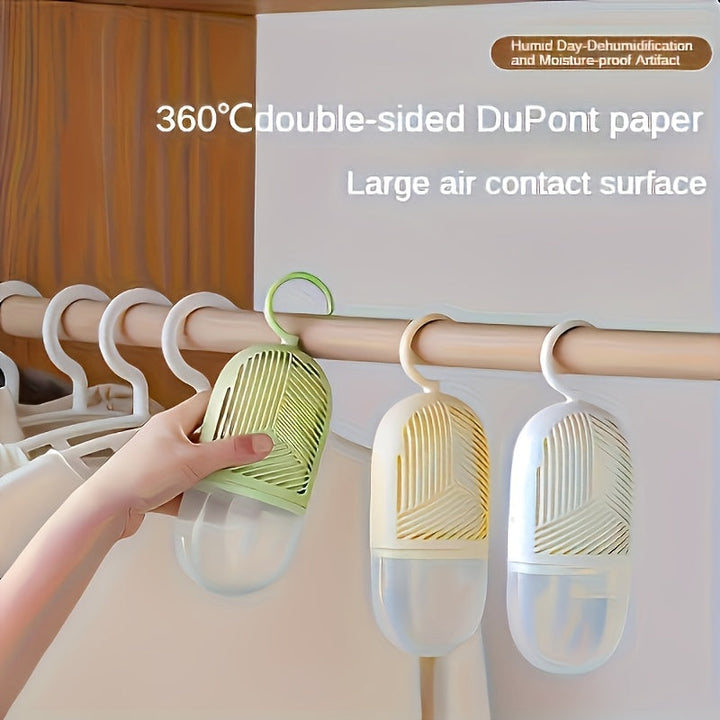 1 Juego de Herramienta Auxiliar para Deshumidificación Colgante, Adecuado para Espacios Cerrados, Recomendado para Uso Escolar y Doméstico, Armario Antihumedad