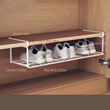 Organizador de Zapatos de Metal que Ahorra Espacio - Diseño Duradero y Plegable para Armarios, Dormitorios y Residencias Universitarias