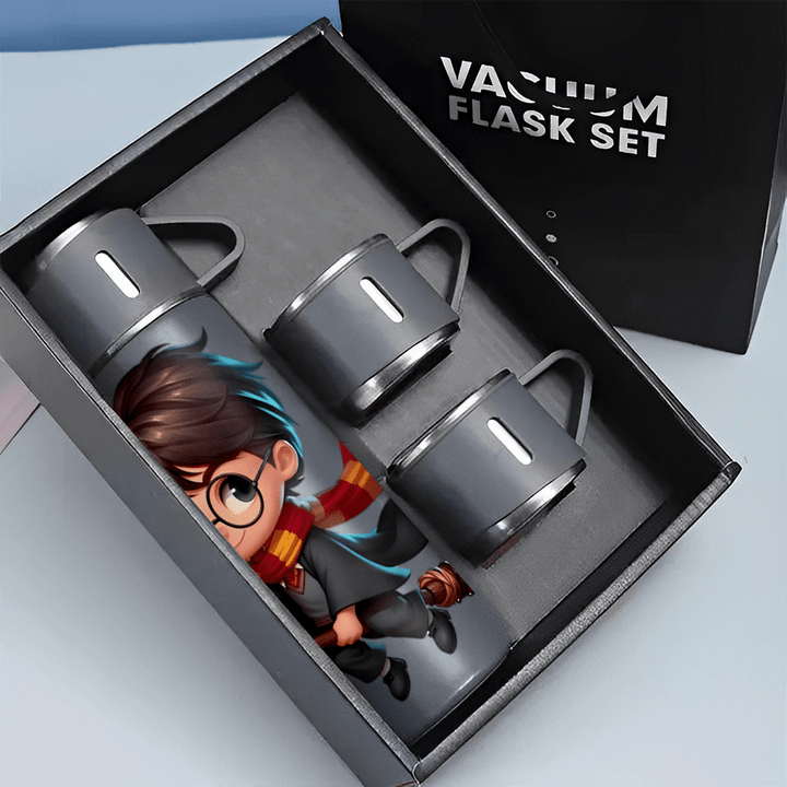 1 juego de Termo de Acero Inoxidable Harry Potter 17 oz | Aislado Térmico, Mantiene Bebidas Calientes o Frías | Para Negocios, Escuela y Oficina LHB05231