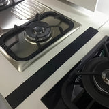 Llenador de espacios de silicona para armarios de estufa - Cinta de calafateo resistente a altas temperaturas para estufas de gas, material resistente al calor no adherente, fácil de aplicar y quitar, se ajusta a armarios estándar, protector de superfici