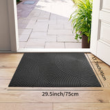 Alfombra de Puerta 1pc, Alfombra Redonda para la Entrada, Tapetes Antideslizantes y Absorbentes Lavables para la Puerta Principal Interior, Decoración de Primavera y Navidad
