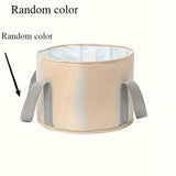 Bañera portátil plegable para remojo de pies, sin cables, con aislamiento de película de aluminio para retención de calor, diseño de 5 capas reforzadas, cubeta profunda plegable para spa en casa y viajes, balde para spa de pies sin aroma, bañera para rem