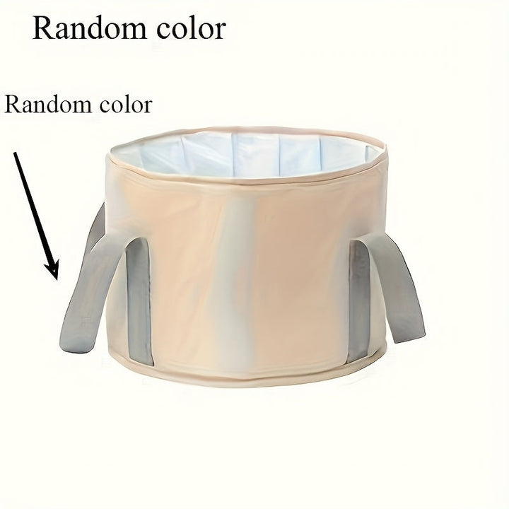 Bañera portátil plegable para remojo de pies, sin cables, con aislamiento de película de aluminio para retención de calor, diseño de 5 capas reforzadas, cubeta profunda plegable para spa en casa y viajes, balde para spa de pies sin aroma, bañera para rem