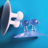 Nuevo Soporte para Cepillo de Dientes con Ventosa Montado en la Pared, Estante de Almacenamiento sin Taladro con Ventosa y Gancho