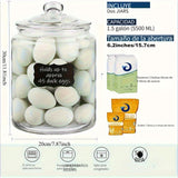 1 Paquete/2 Paquetes, Jarras de Galletas y Jarras de Dulces, Jarras de Vidrio de 5,68 L con Tapas Sellables, Jarras de Vidrio de Cocina de Alta Resistencia para Harina, Azúcar, Arroz, Pasta, Frijoles, Almacenamiento de Lencería