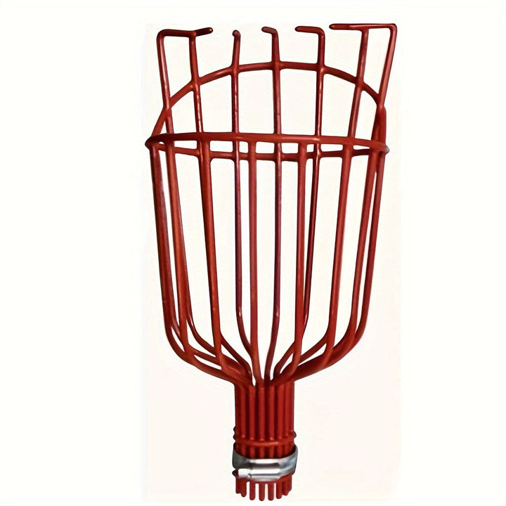 Herramienta Recogedora de Frutas Versátil con Cesta - Ideal para Manzanas, Naranjas, Aguacates, Bellotas, Limones, Peras y Mangos - Construcción Duradera de Metal