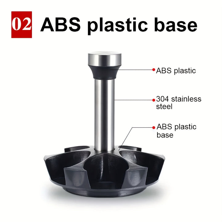 Juego de 7 frascos de especias con caja de almacenamiento de vidrio giratorio, estante para especias, azúcar, pimienta y sal - Organizador de cocina, giratorio y accesible