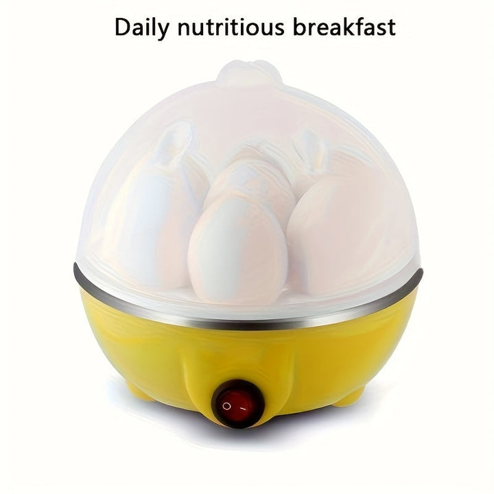 Cocinador de Huevos Mini, Tapón Transparente, Gran Capacidad de Vapor, Olla Multifuncional Automática, Ideal para Desayunos Nutritivos. Base de Acero Inoxidable de Grado Alimenticio, Segura y Confiable. Accesorio de Cocina Automático Perfecto para Huevos
