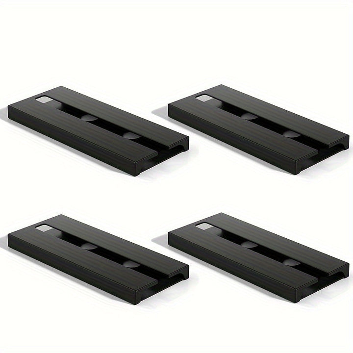 4-Pack Cocina Sala de estar Punzón-Libre Vaso de vino tinto Estante Plástico Invertido Estante Hogar Alto-Pie Vaso de vino Colgante Estante de exhibición