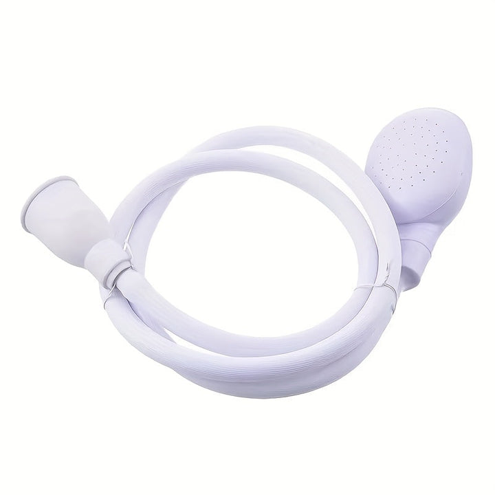 Manguera de ducha portátil para lavabo, grifo de ducha para baño, lavado de pelo, accesorio de baño para mascotas, perros y gatos - Rociador de flujo ajustable multifunción, no eléctrico, se adapta a tamaños de grifo estándar - 1 pieza