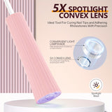 Secadora de uñas LED portátil para esmalte en gel, lámpara de uñas mini manual con USB, luz de curado para pegamento de uñas en gel sin formaldehído, herramienta de arte de uñas para el hogar, accesorios para uñas, herramientas para uñas | Secadora de uñ